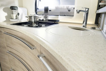A haptic delight: the easy-care mineral worktop